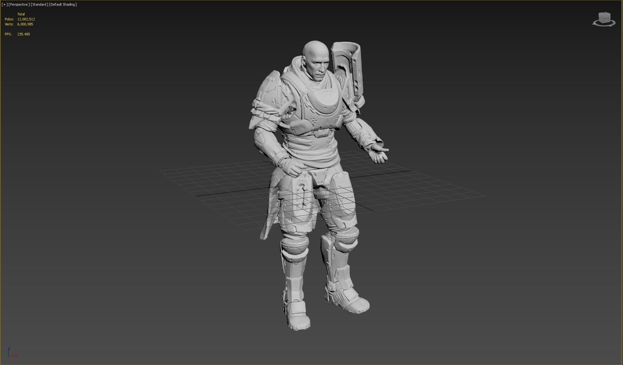 Destiny 2 Zavala 3D model_9