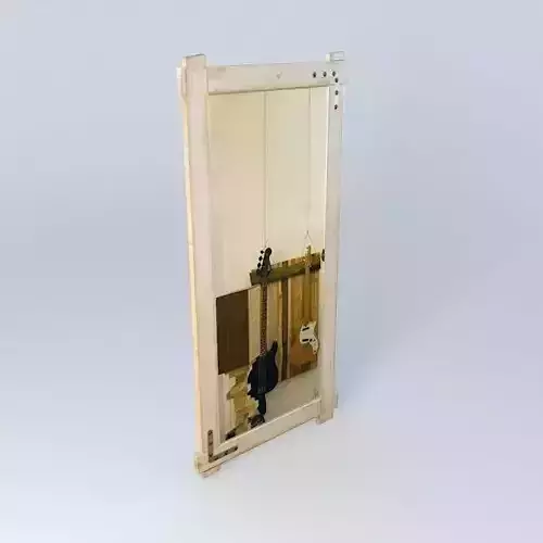Rustic mirror Free 3D model