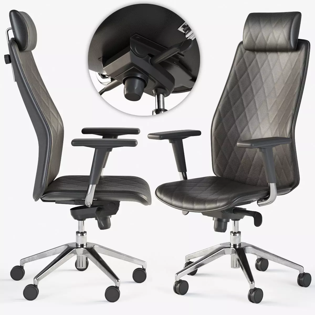 Nowy Styl Solo Office chair 3D model_0