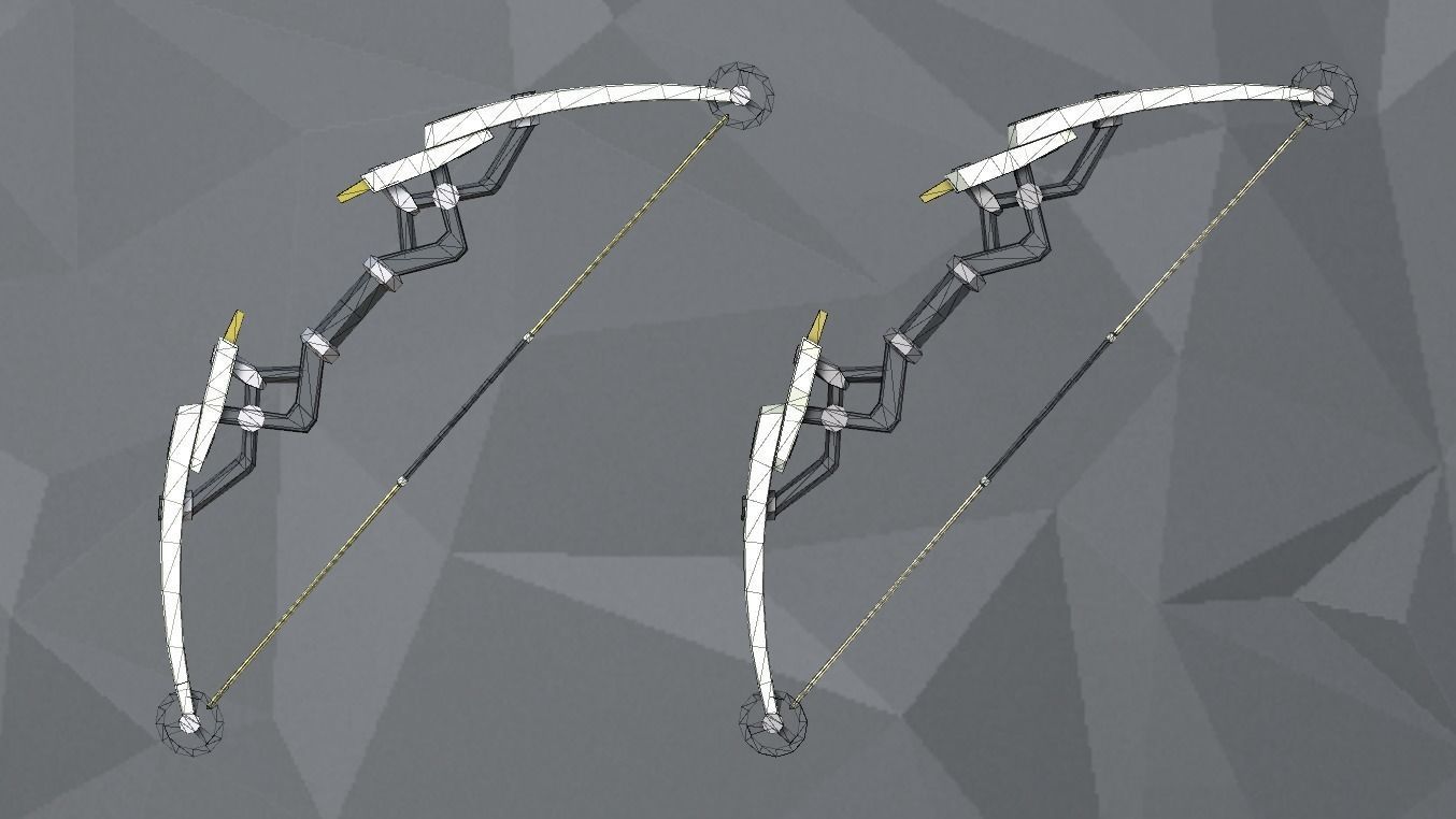 Low Poly Arsenal - Platinium Low-poly 3D model_5