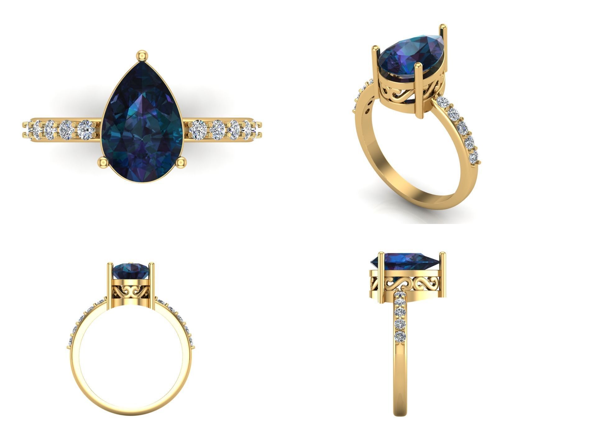 Ring 57 3D print model_4