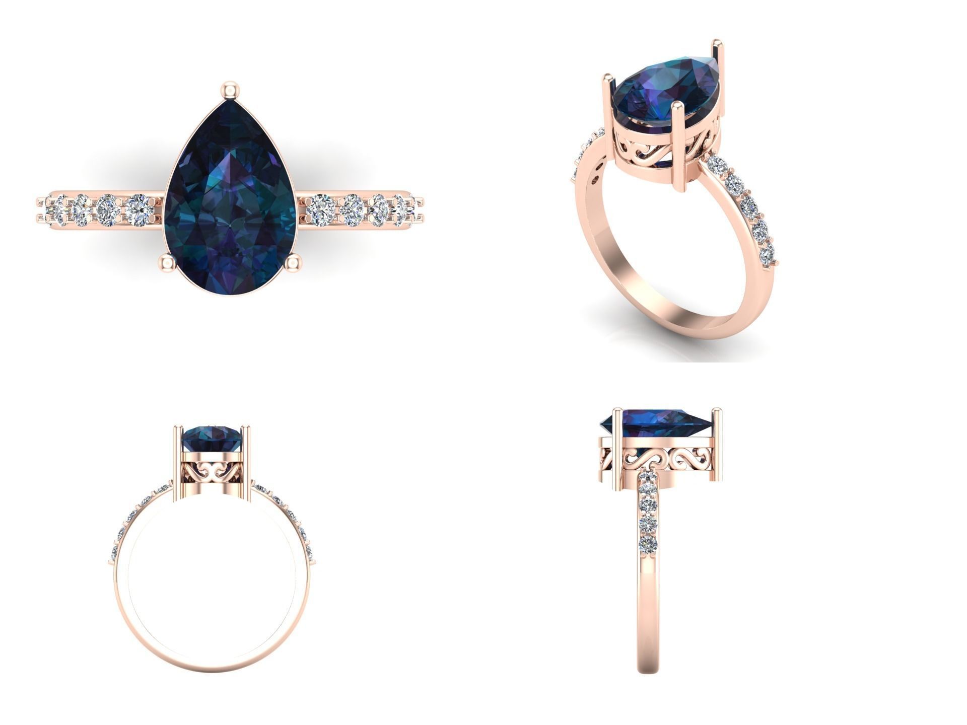 Ring 57 3D print model_3