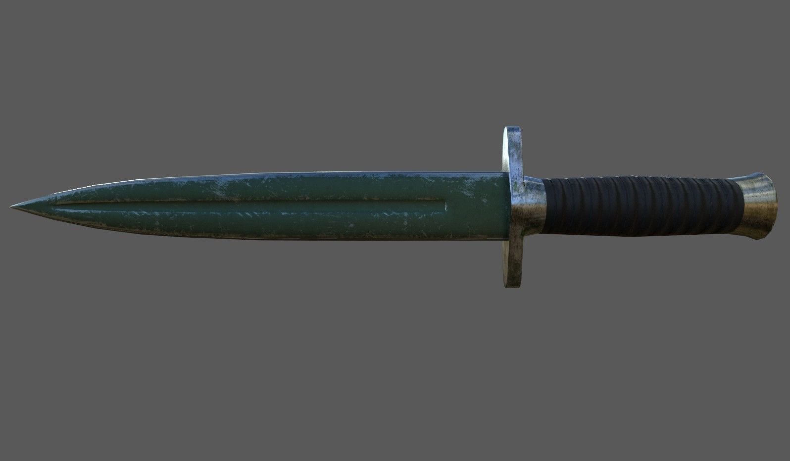 Knife Free low-poly 3D model_2
