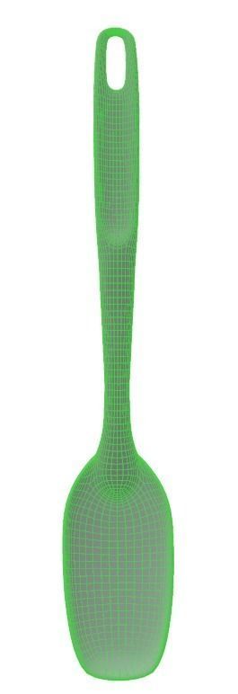spoon Low-poly 3D model_4