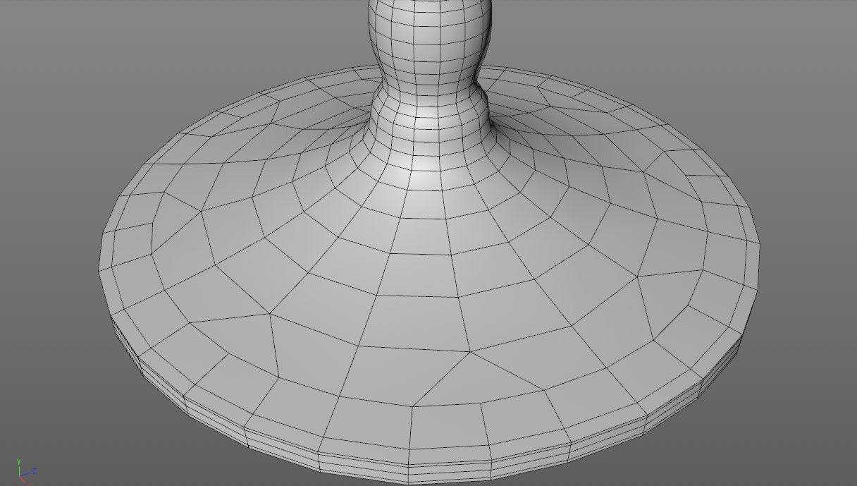 Ancient Oil Lamp Low-poly 3D model_20