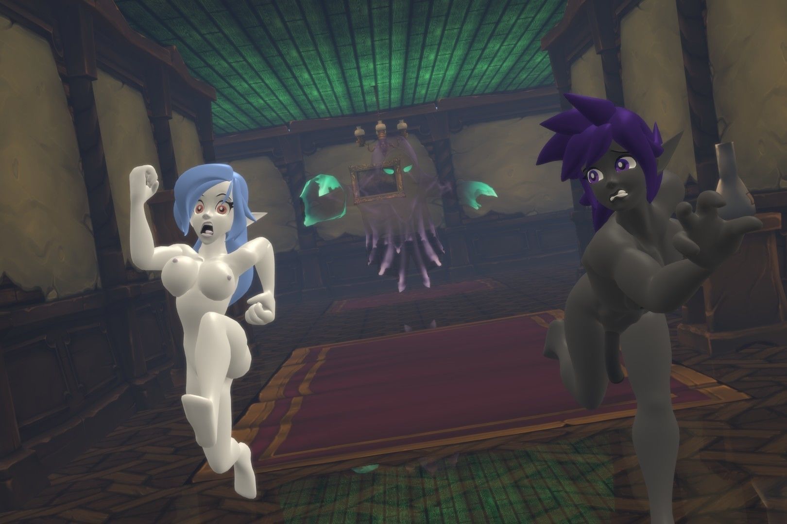 Acheron Elf Nude Low-poly 3D model_8