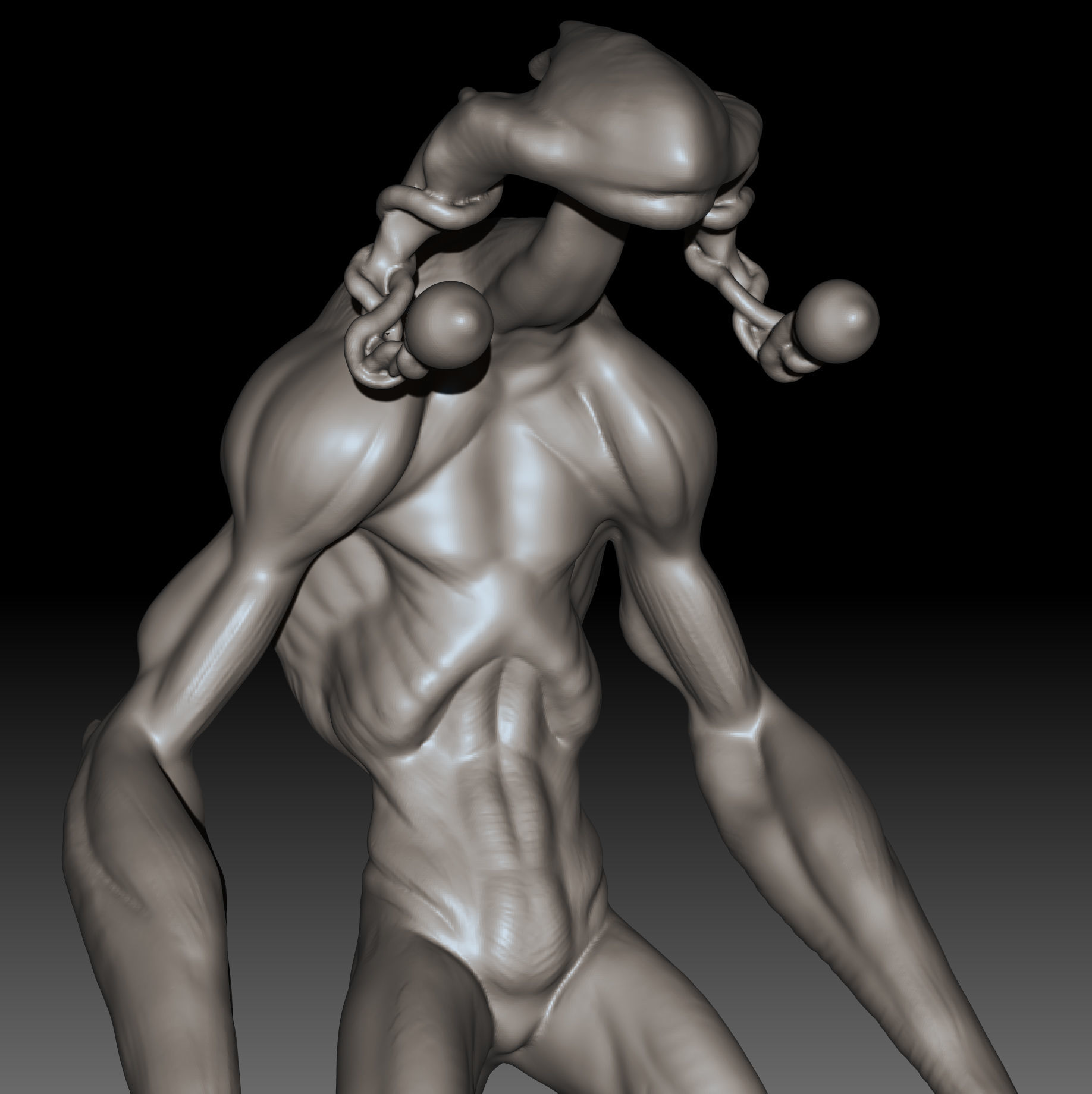 Creature A1 3D model_1