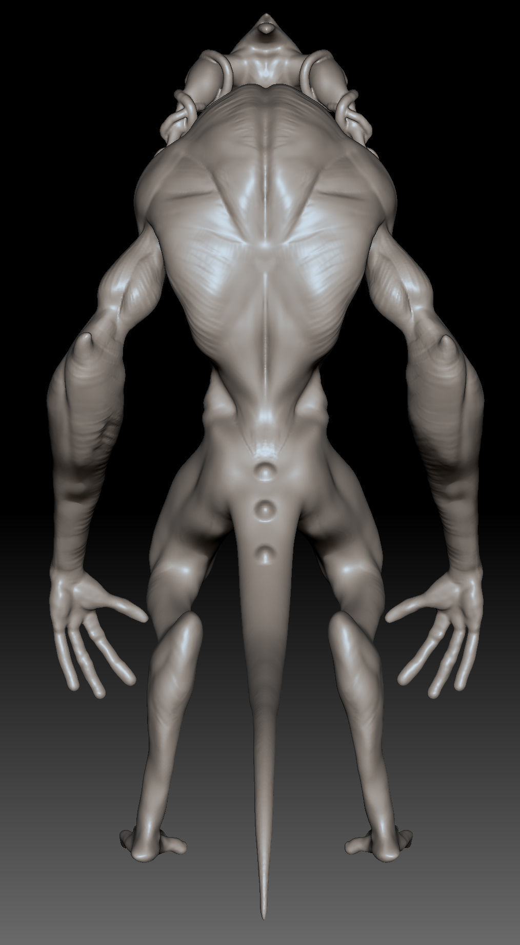 Creature A1 3D model_4