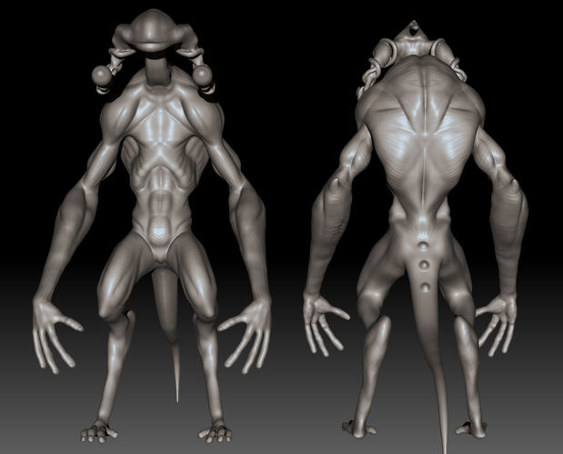 Creature A1 3D model