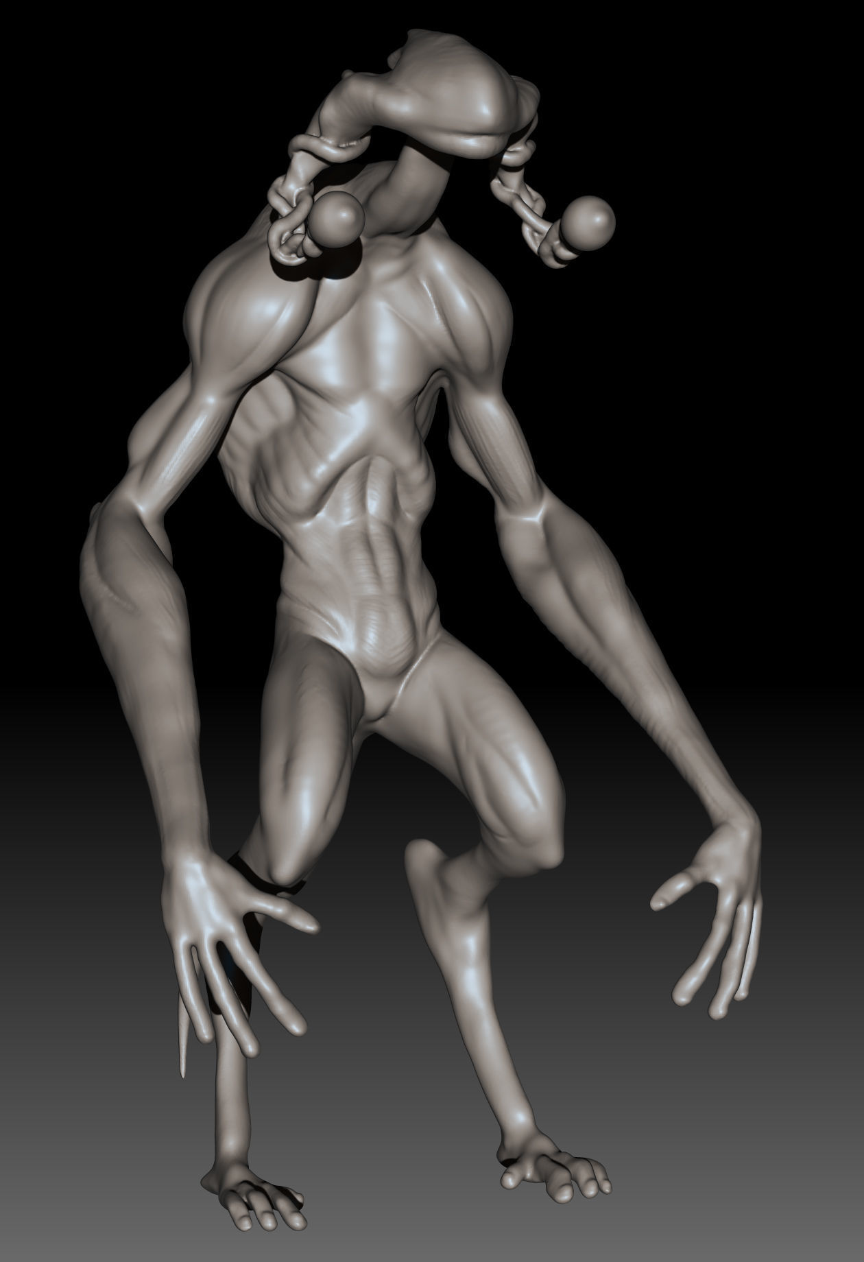 Creature A1 3D model_3