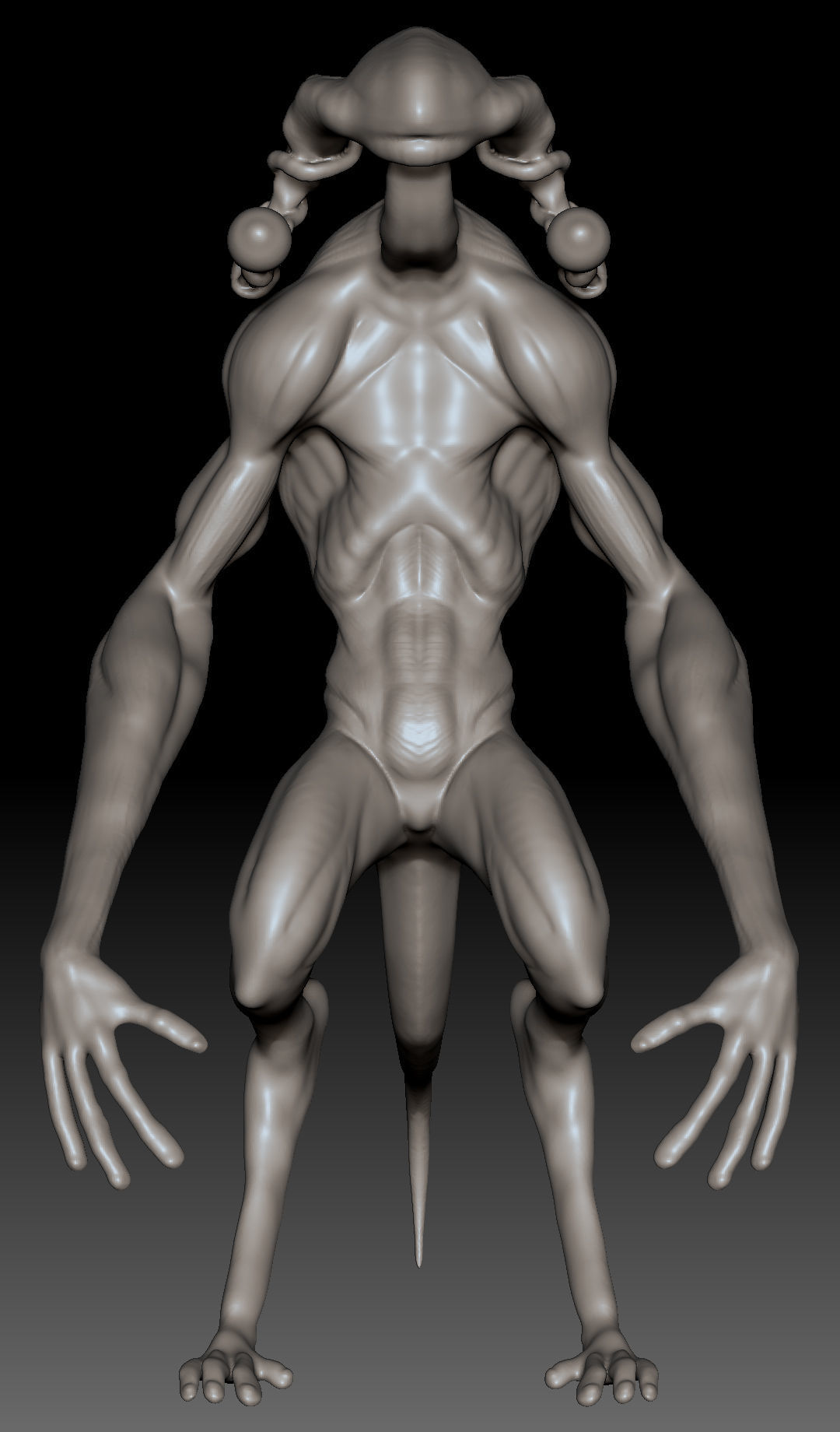 Creature A1 3D model_5