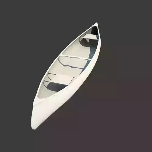 RedWood Canoe Boat 3D model