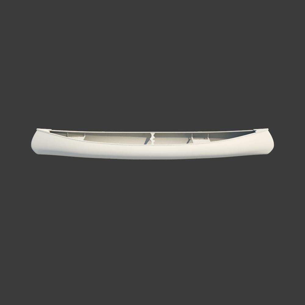 RedWood Canoe Boat 3D model_1