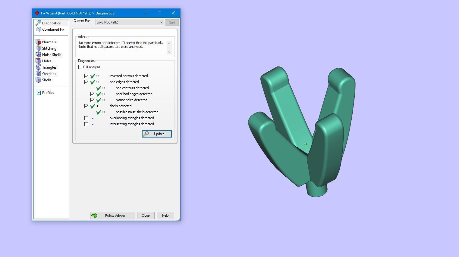 Gold N507 3D print model_5