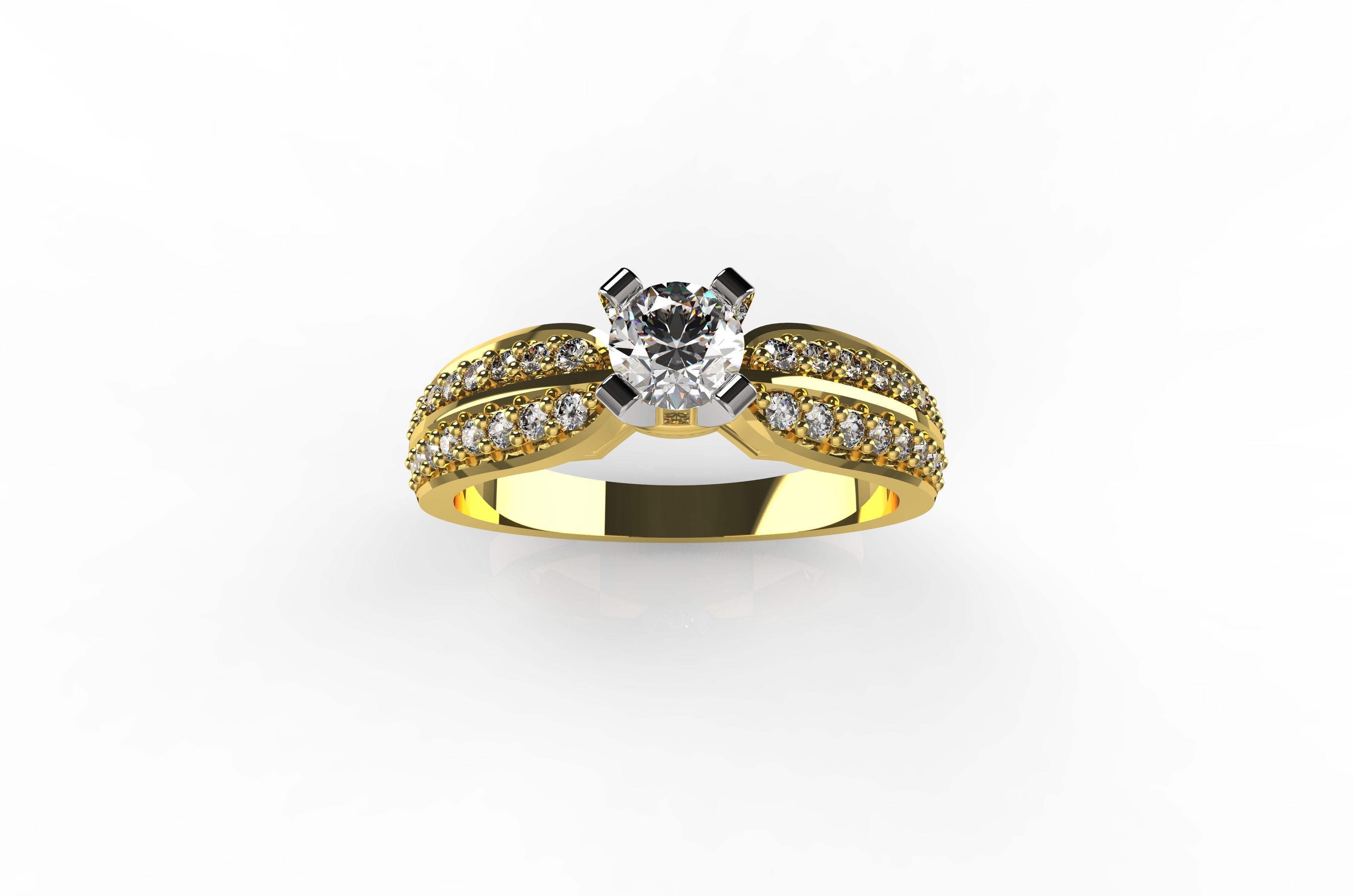 Gold N507 3D print model_3