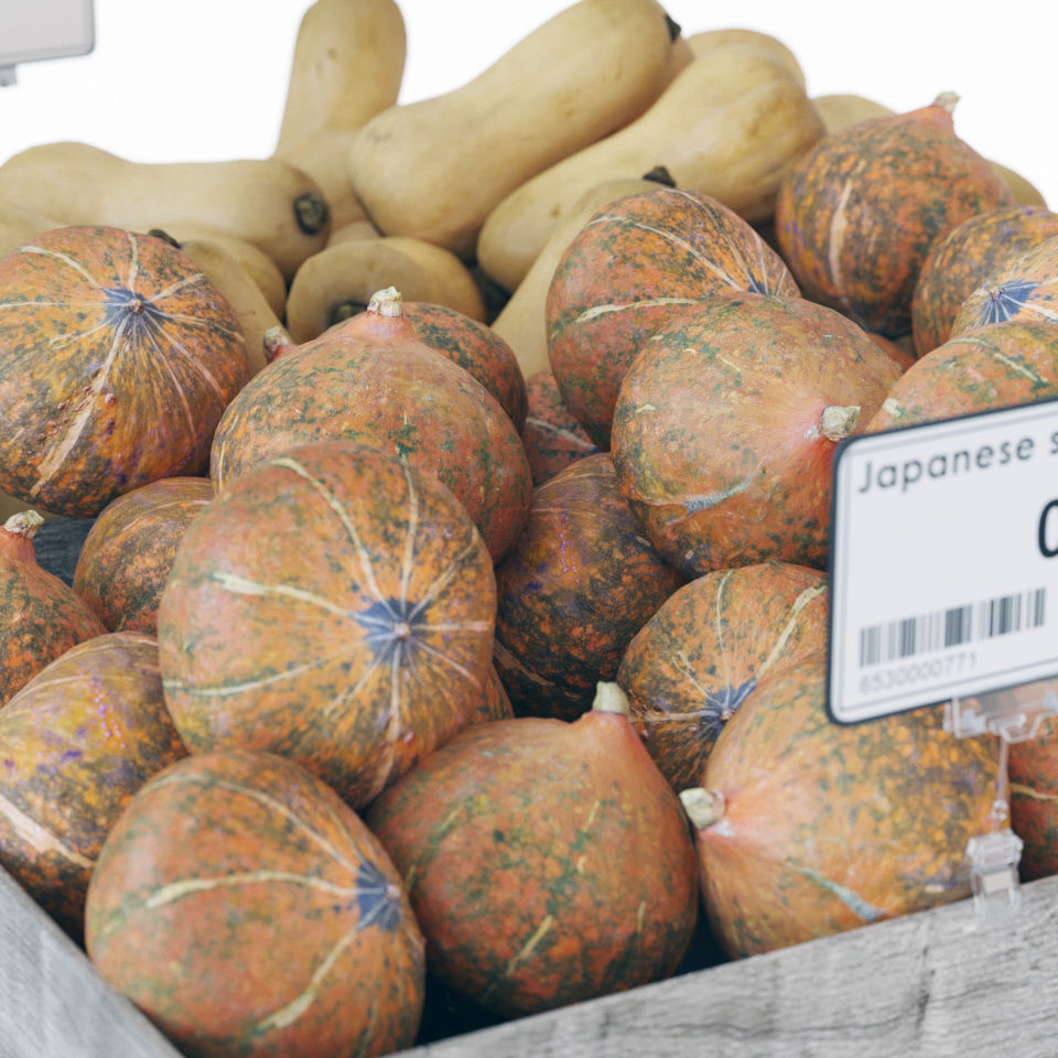 Fruit-Vegetable display racks 3D model_6