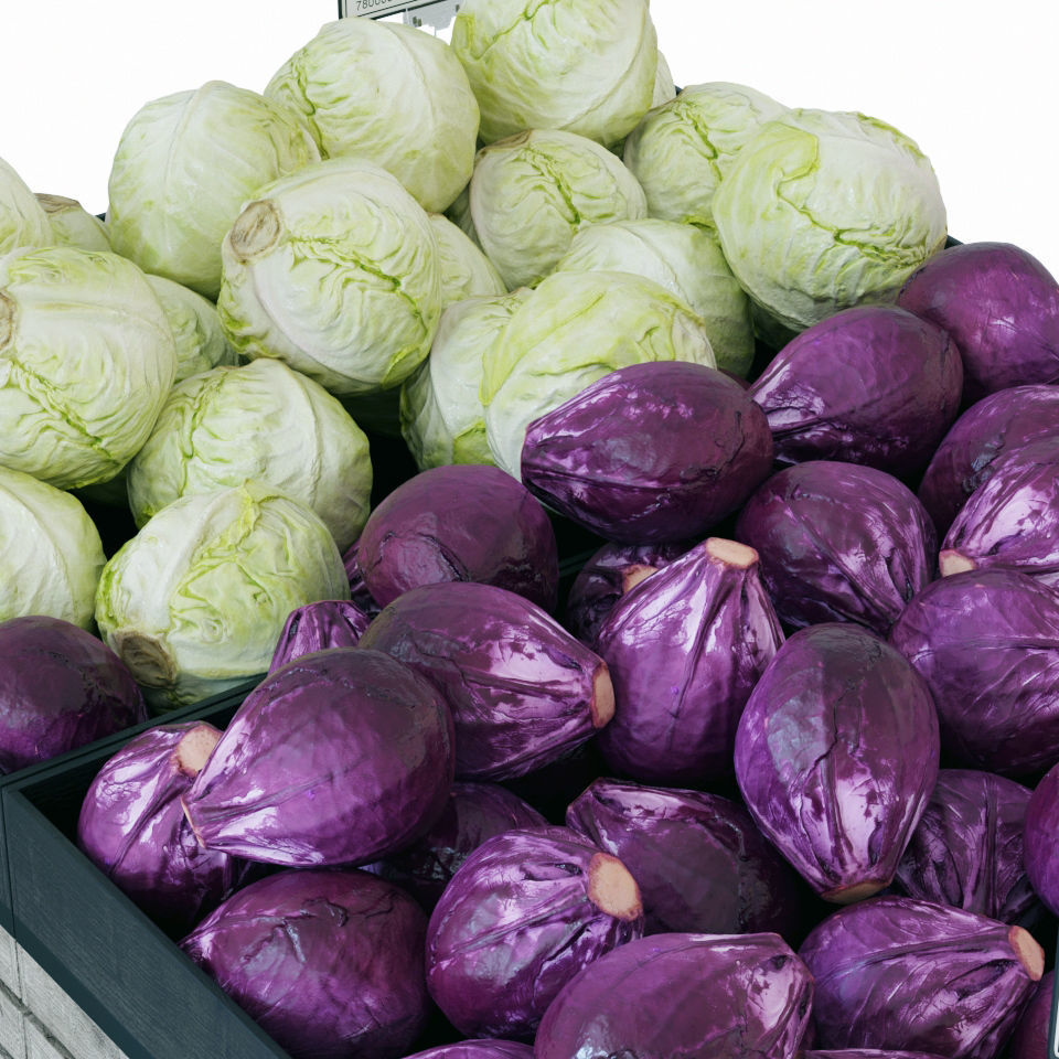 Fruit-Vegetable display racks 3D model_5