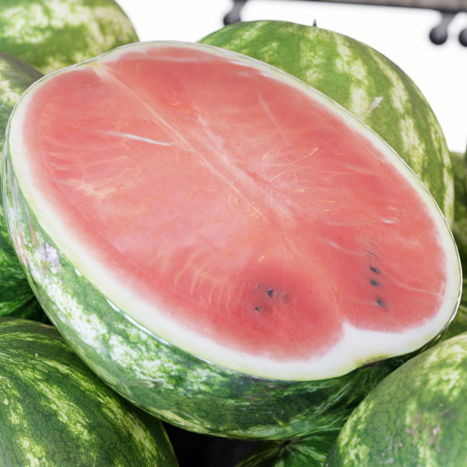 Fruit-Vegetable display racks 3D model_13