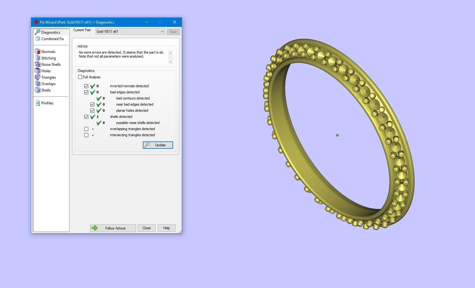 Gold N511 3D print model_5