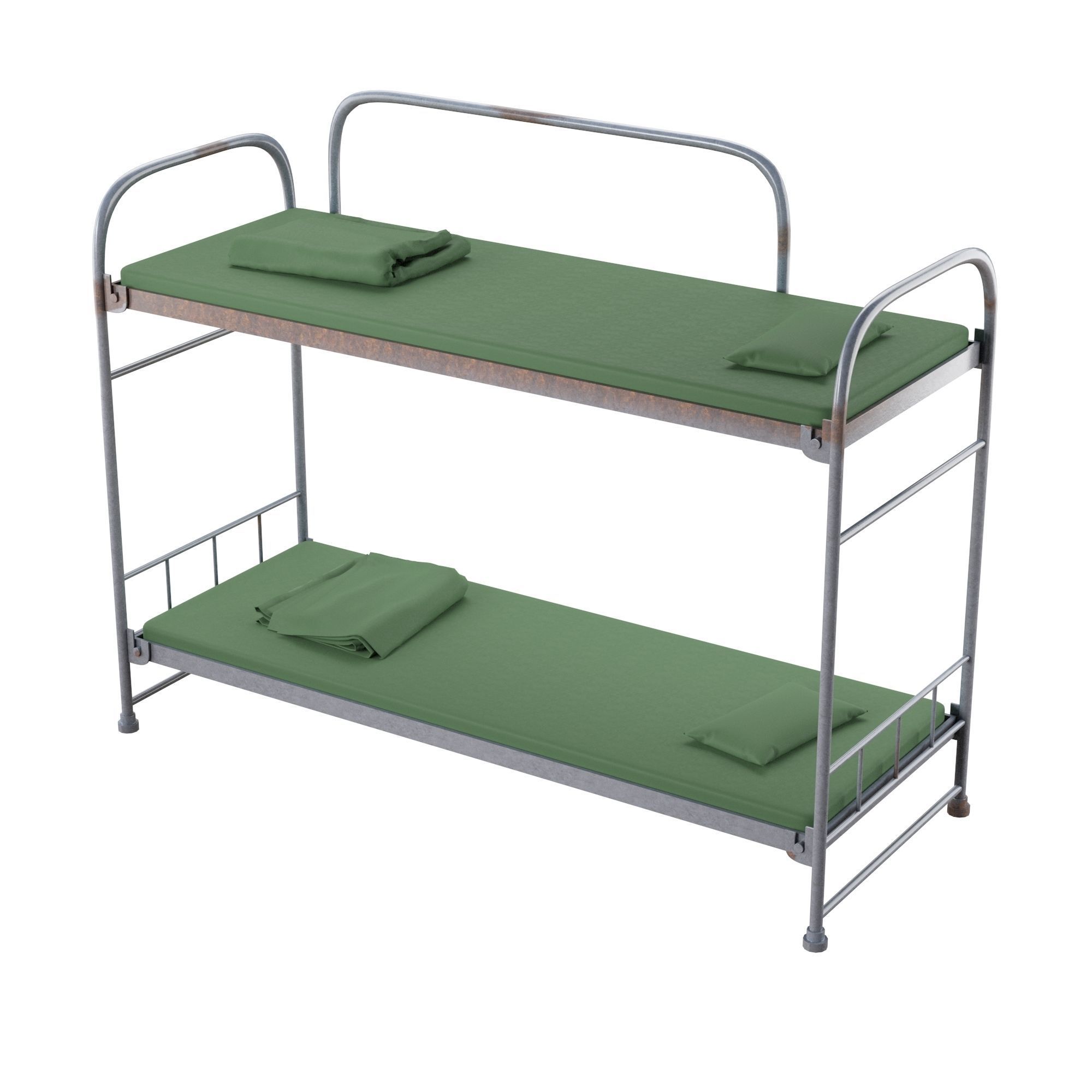 Bunk bed 3D model_3
