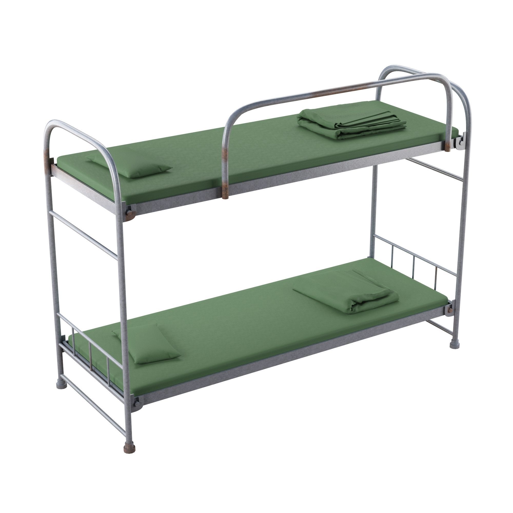 Bunk bed 3D model_1