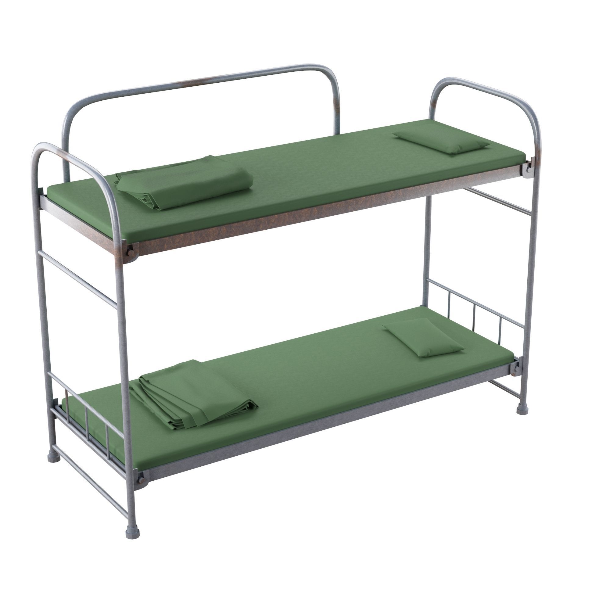 Bunk bed 3D model_2