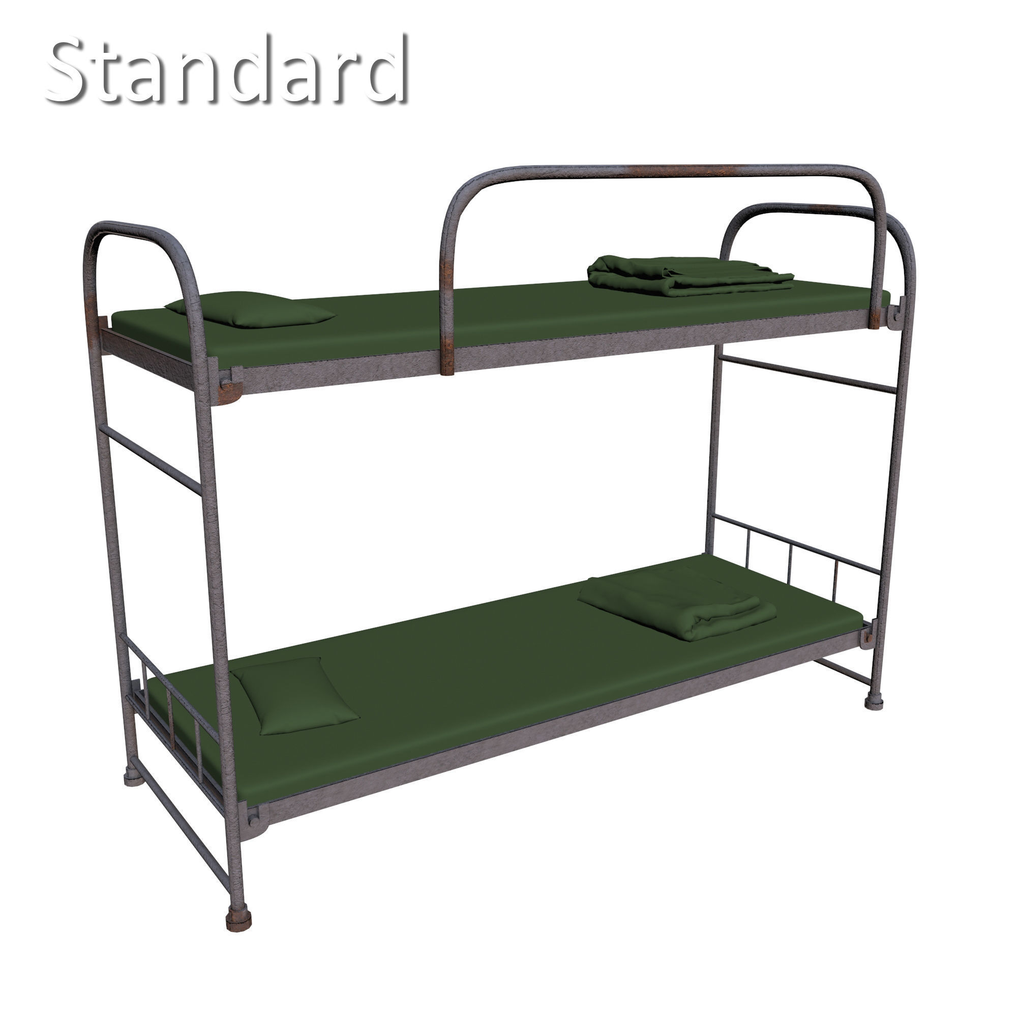 Bunk bed 3D model_18