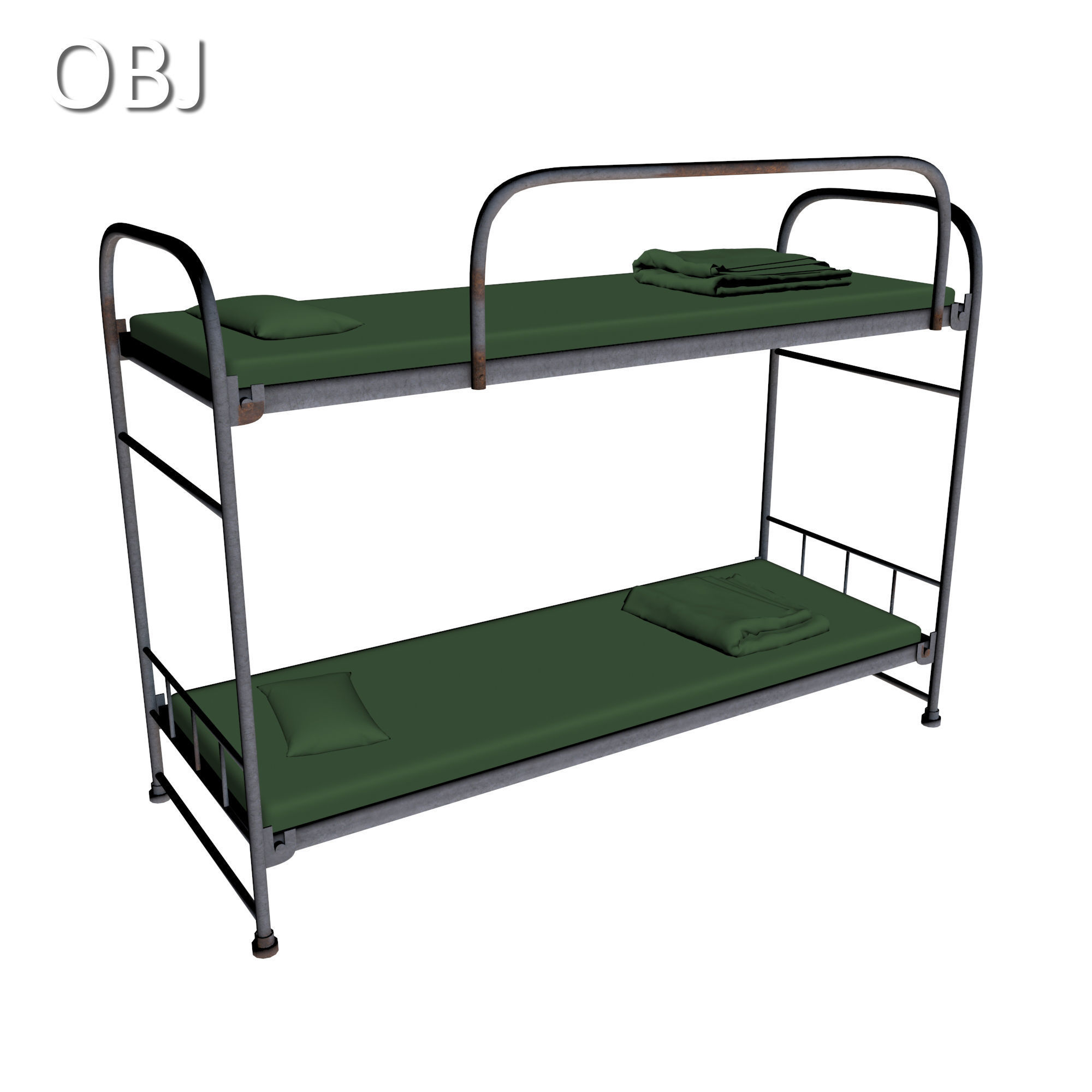 Bunk bed 3D model_17