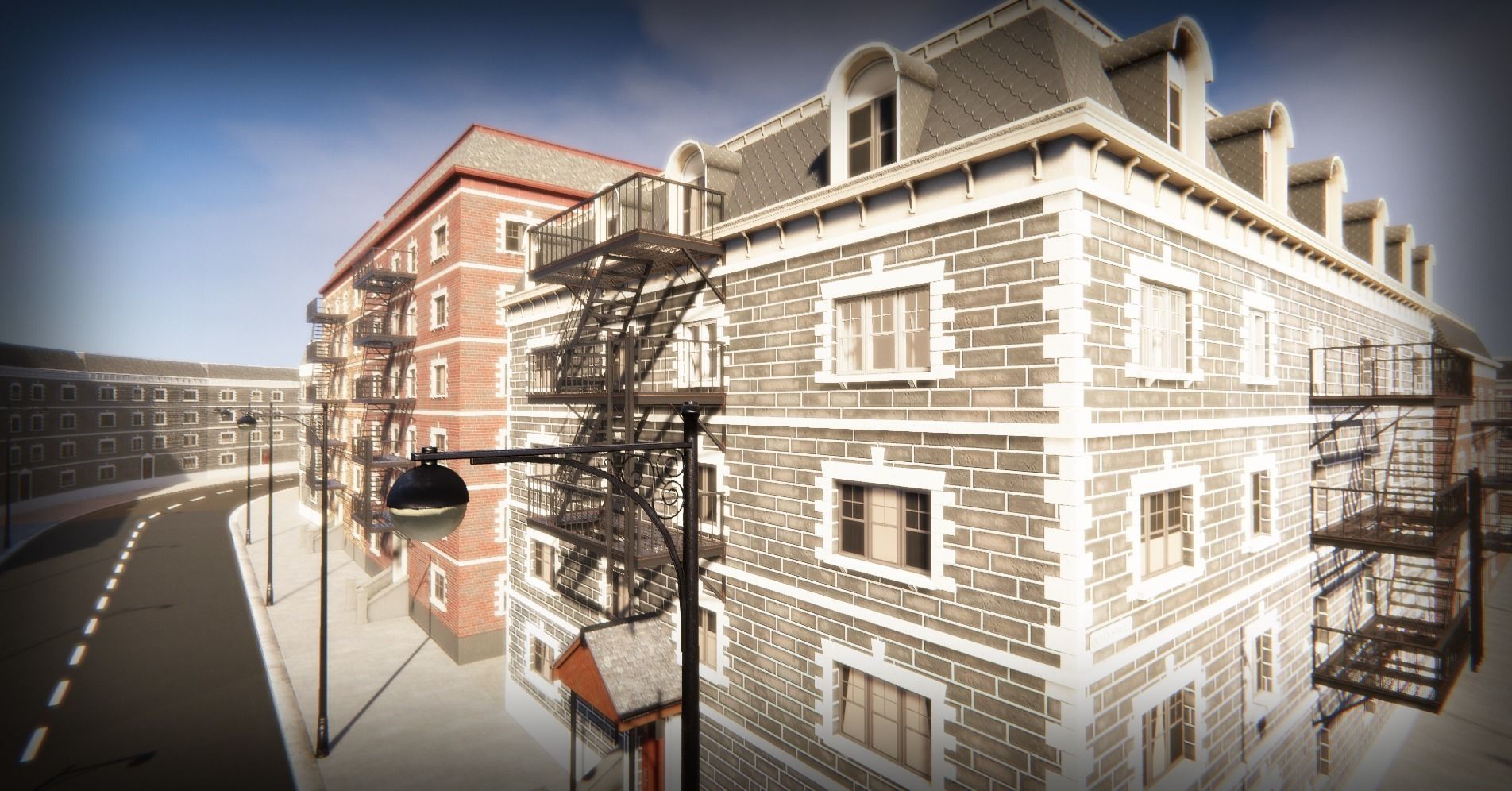 Modular Apartment Environment for Unity Low-poly 3D model_22