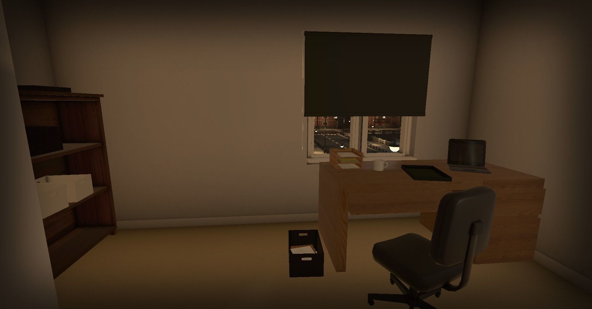 Modular Apartment Environment for Unity Low-poly 3D model_11