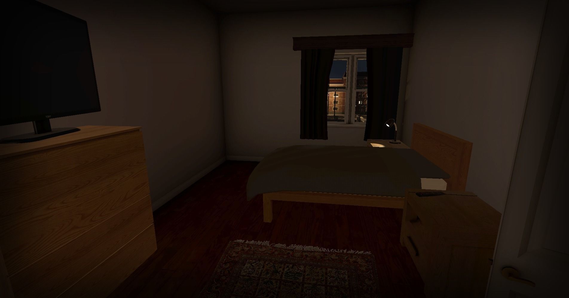 Modular Apartment Environment for Unity Low-poly 3D model_9