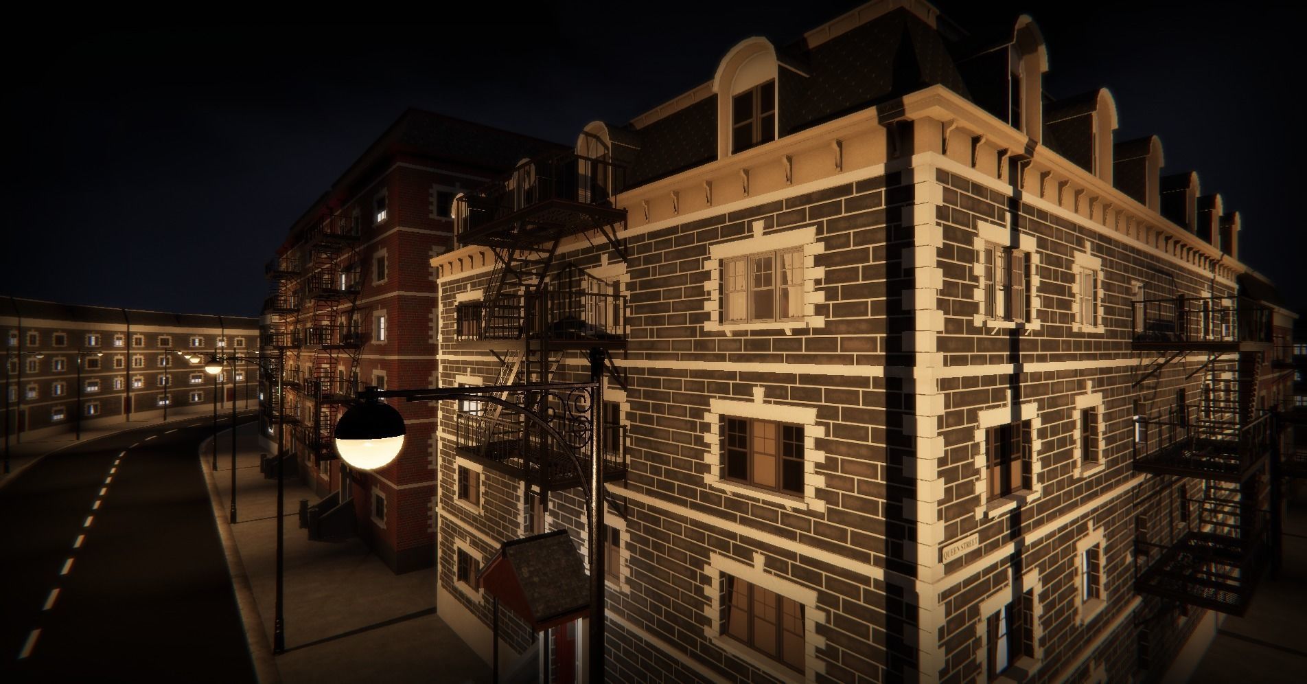 Modular Apartment Environment for Unity Low-poly 3D model_28