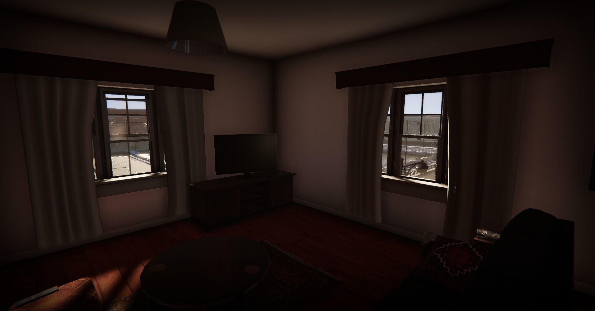 Modular Apartment Environment for Unity Low-poly 3D model_5