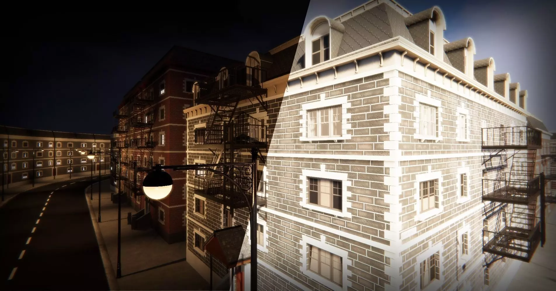 Modular Apartment Environment for Unity Low-poly 3D model_0