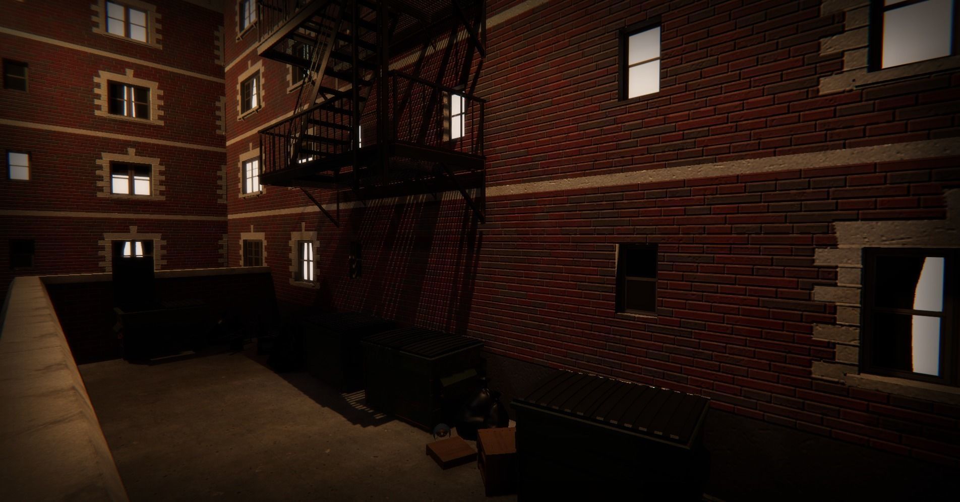 Modular Apartment Environment for Unity Low-poly 3D model_29