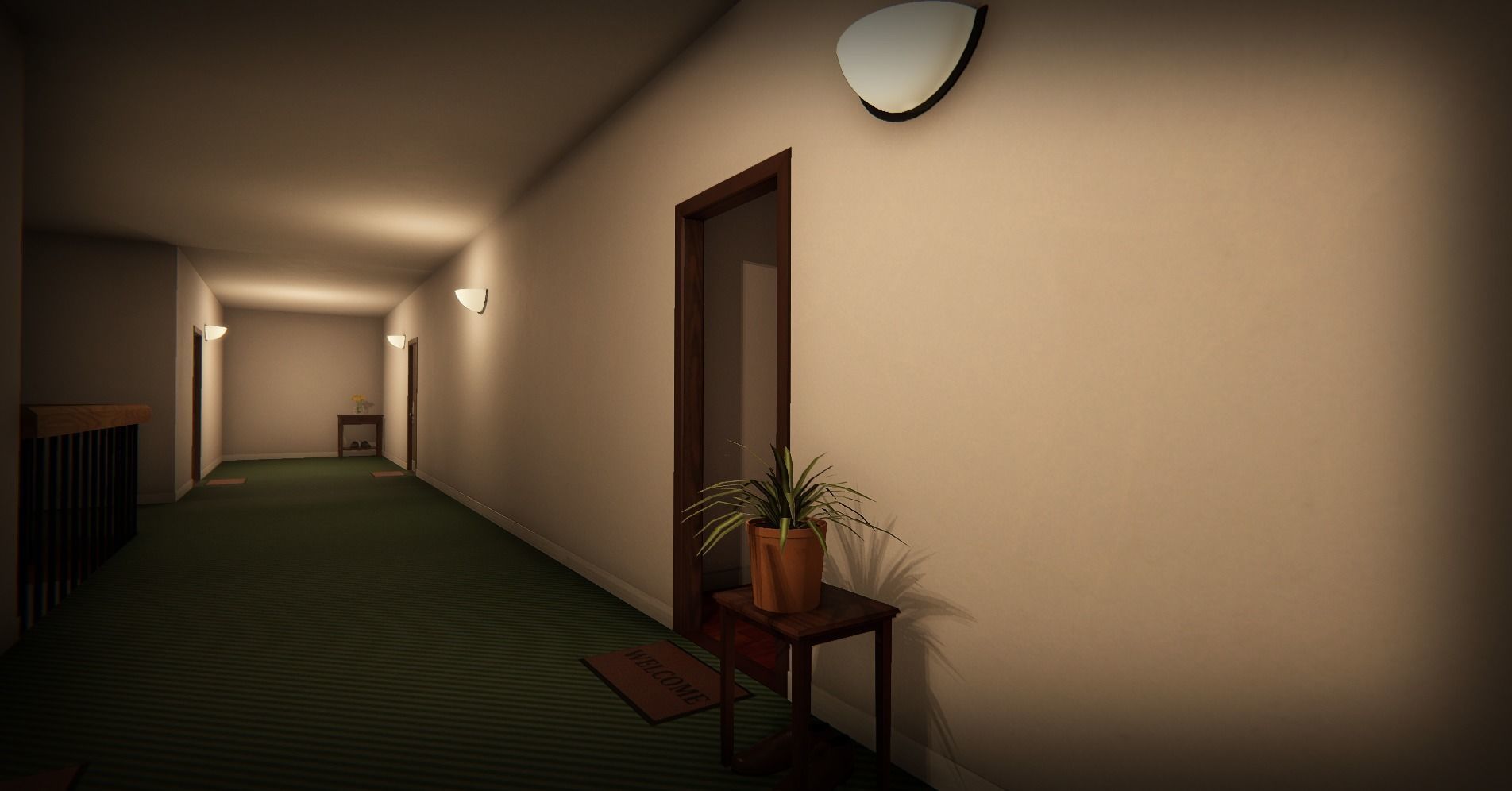 Modular Apartment Environment for Unity Low-poly 3D model_7