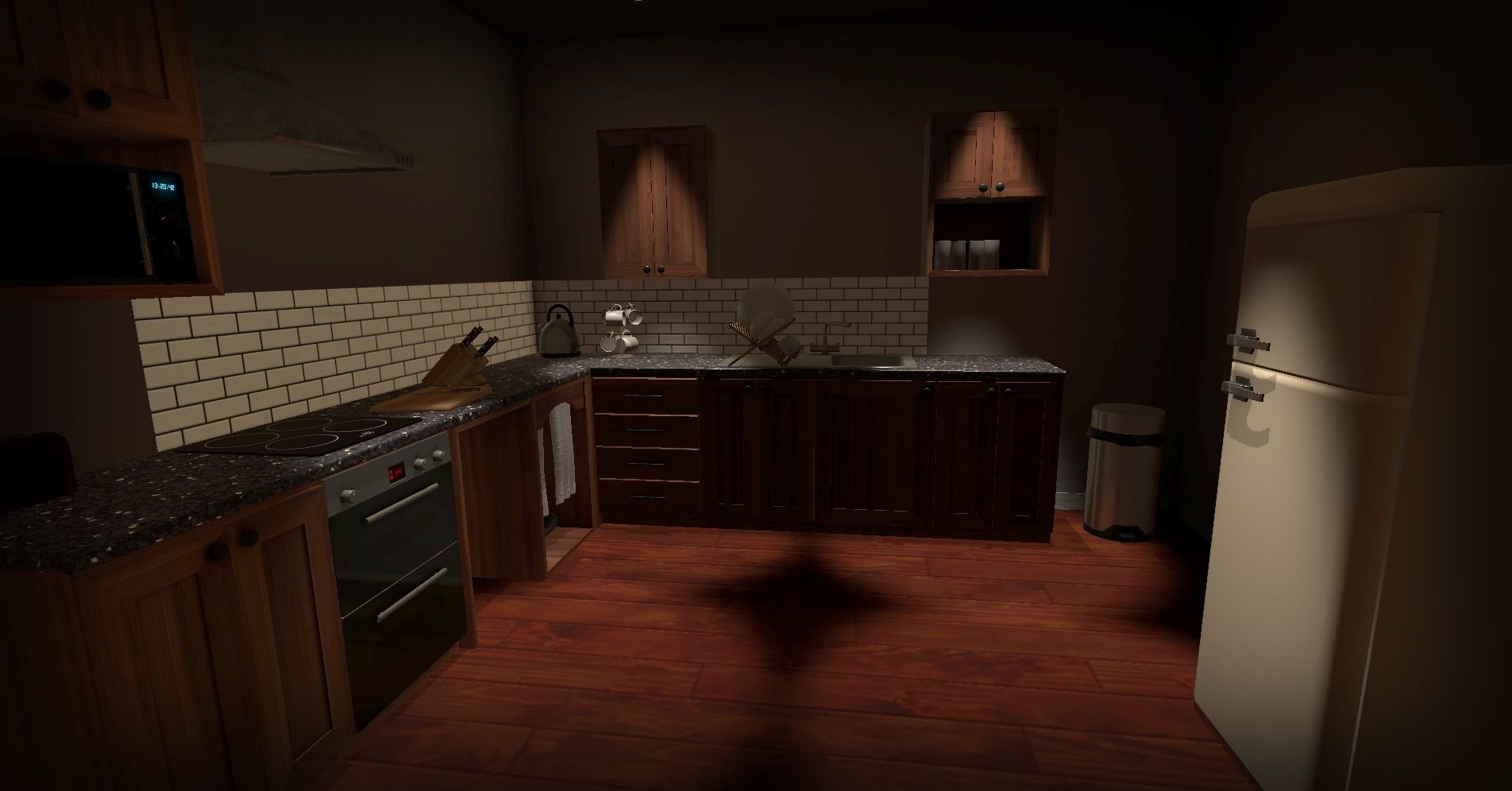 Modular Apartment Environment for Unity Low-poly 3D model_24