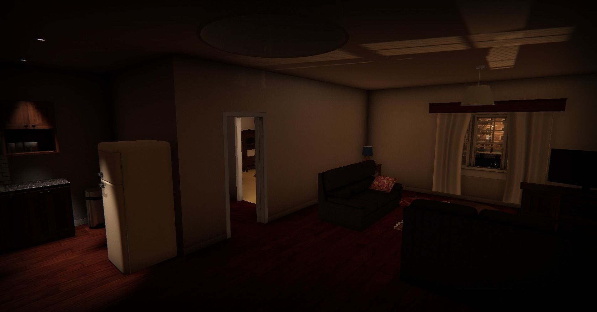 Modular Apartment Environment for Unity Low-poly 3D model_13