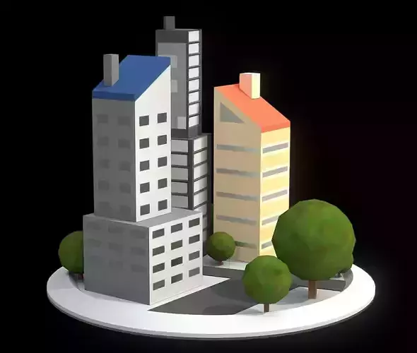 3d-Icon - City