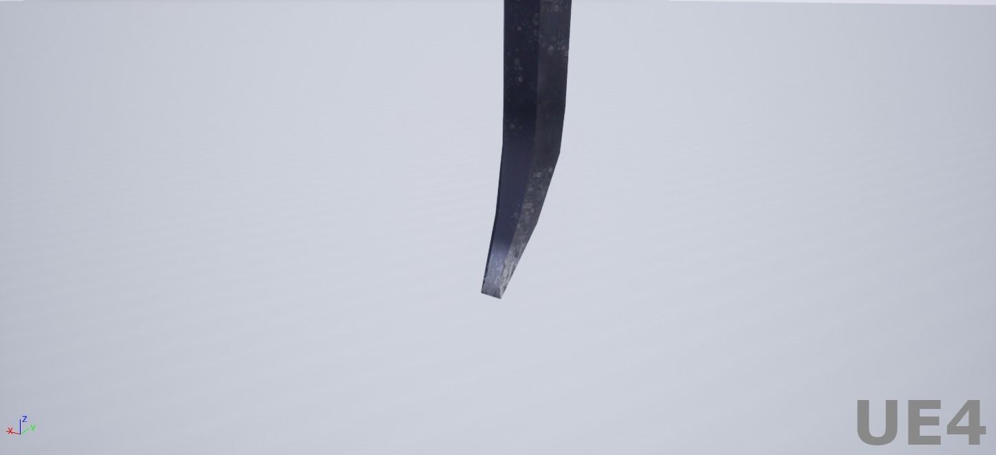 Crowbar Low-poly 3D model_4