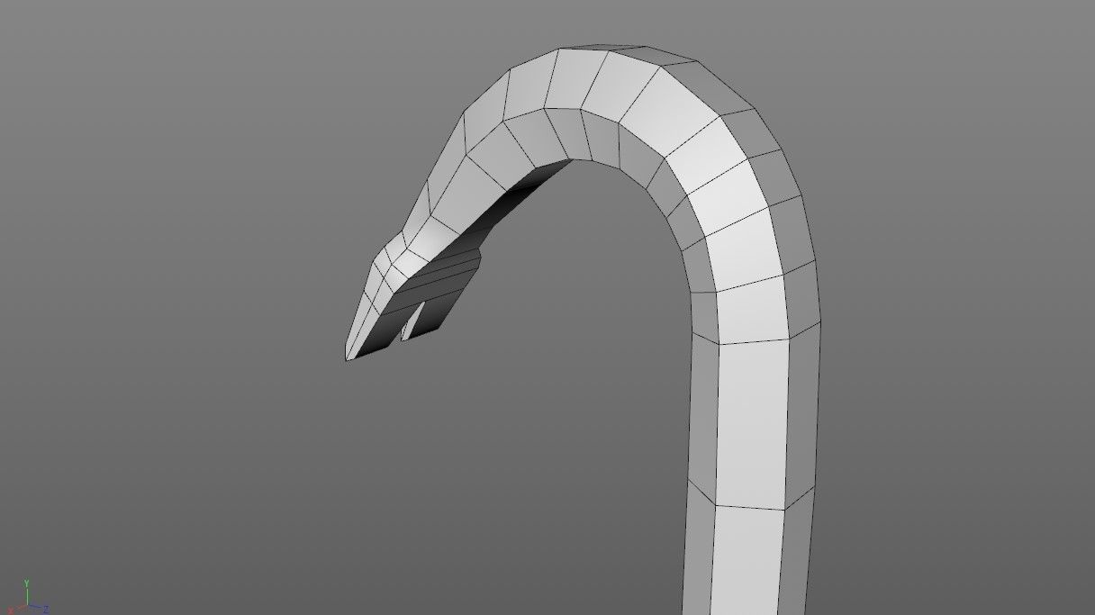 Crowbar Low-poly 3D model_11