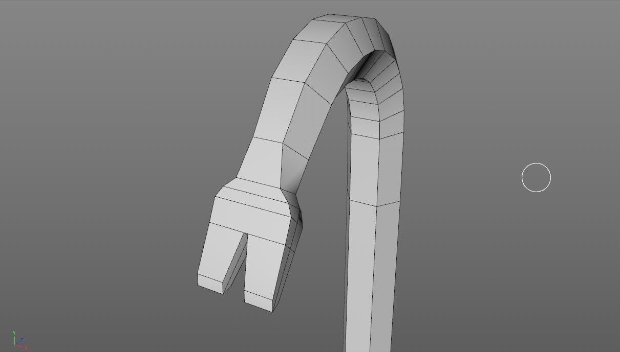 Crowbar Low-poly 3D model_10