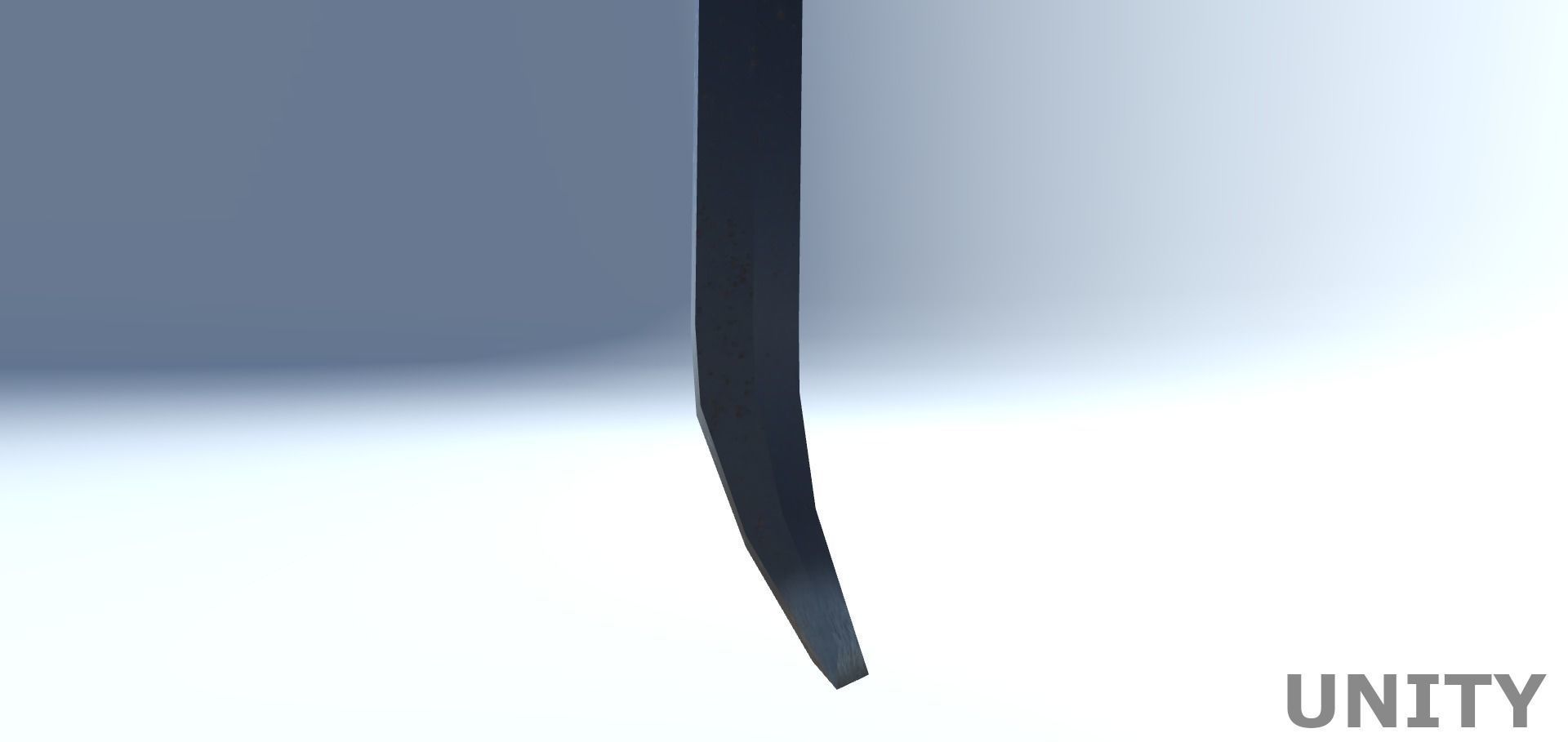 Crowbar Low-poly 3D model_8