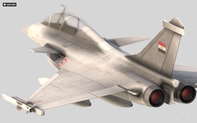 Rafale fighter  3D model