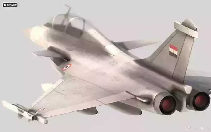 Rafale fighter  3D model