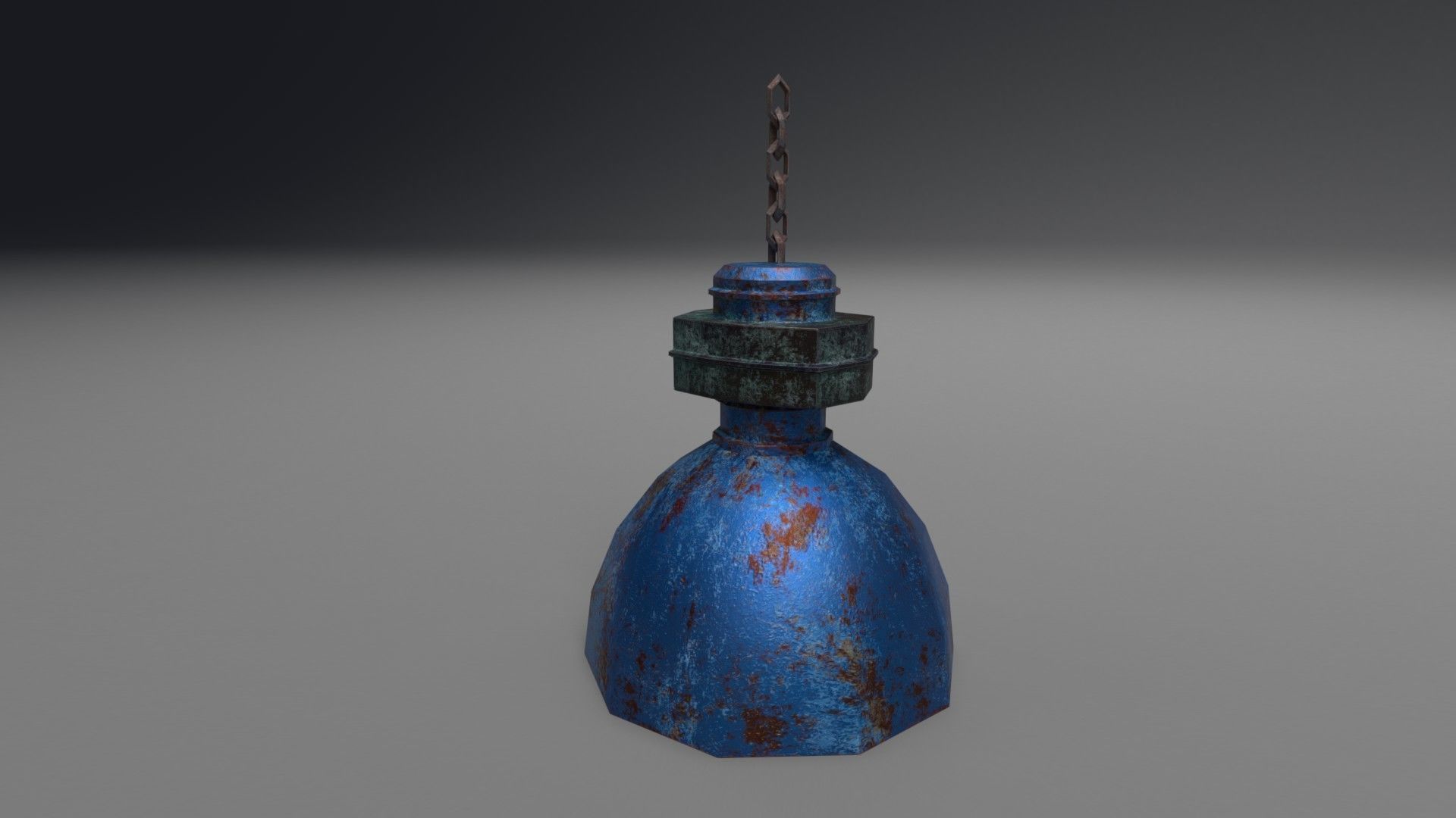 Industrial Light Set - Different Lamps Set Low-poly 3D model_7