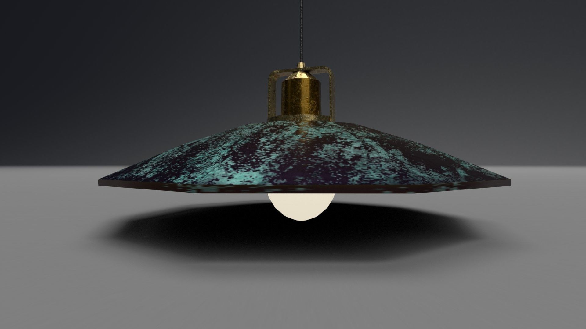 Industrial Light Set - Different Lamps Set Low-poly 3D model_1