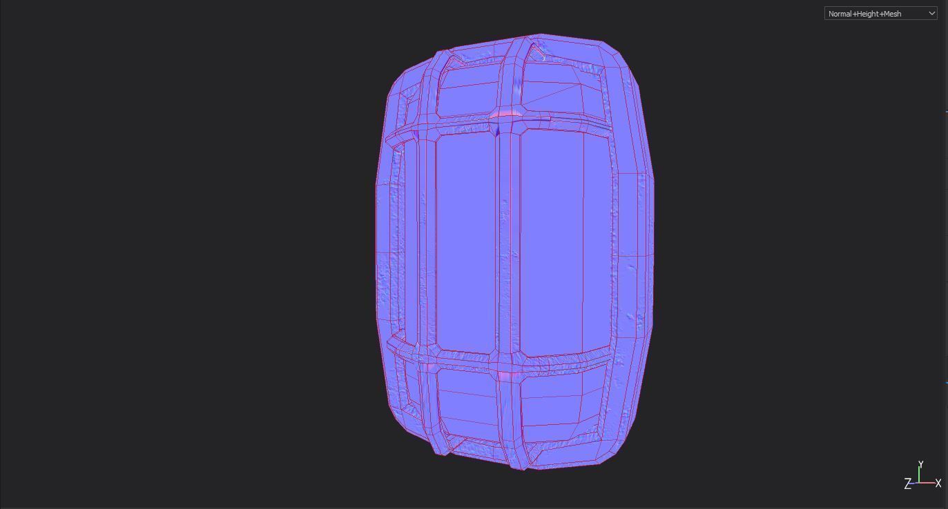 Industrial Light Set - Different Lamps Set Low-poly 3D model_19