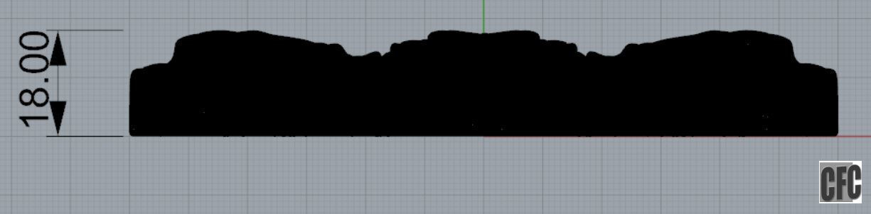 WoodCarving floral detail - 3d model for CNC - FlowerCFC01 3D print model_12