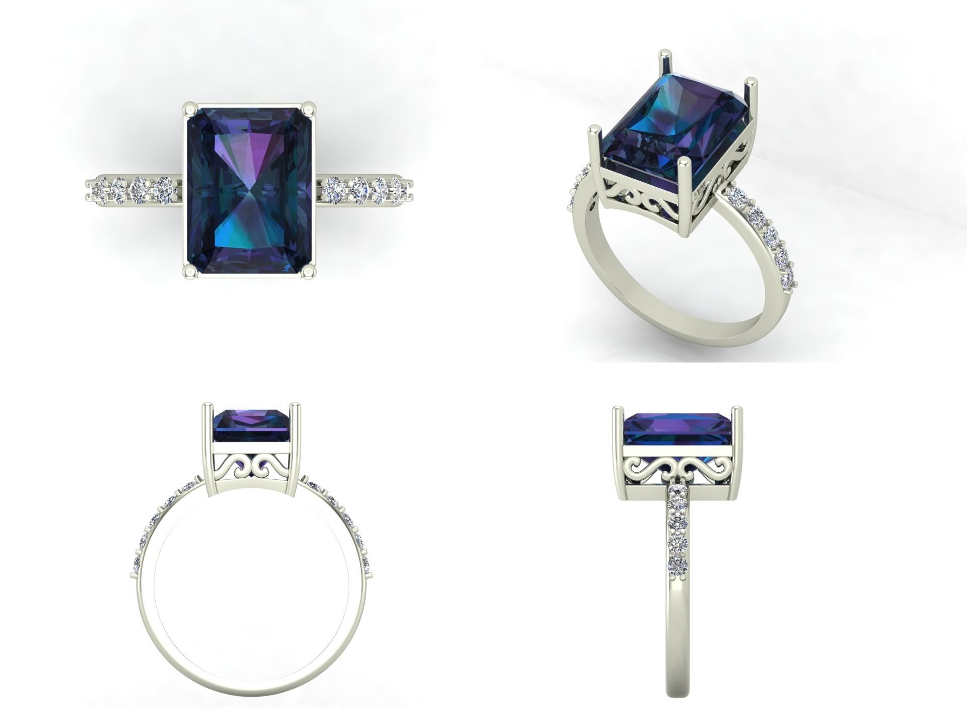 Ring 58 3D print model_3